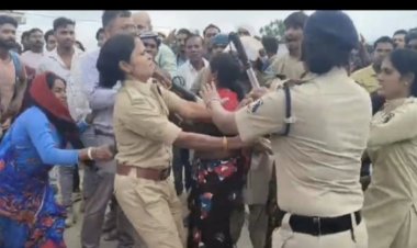 महिला ASP पर चप्पलों,पत्थर और डंडे से हमला