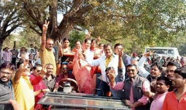 कांग्रेस की चौतफरा जीत की खबरों के बीच वरिष्ठ नेता के घर मे कांग्रेस की हार